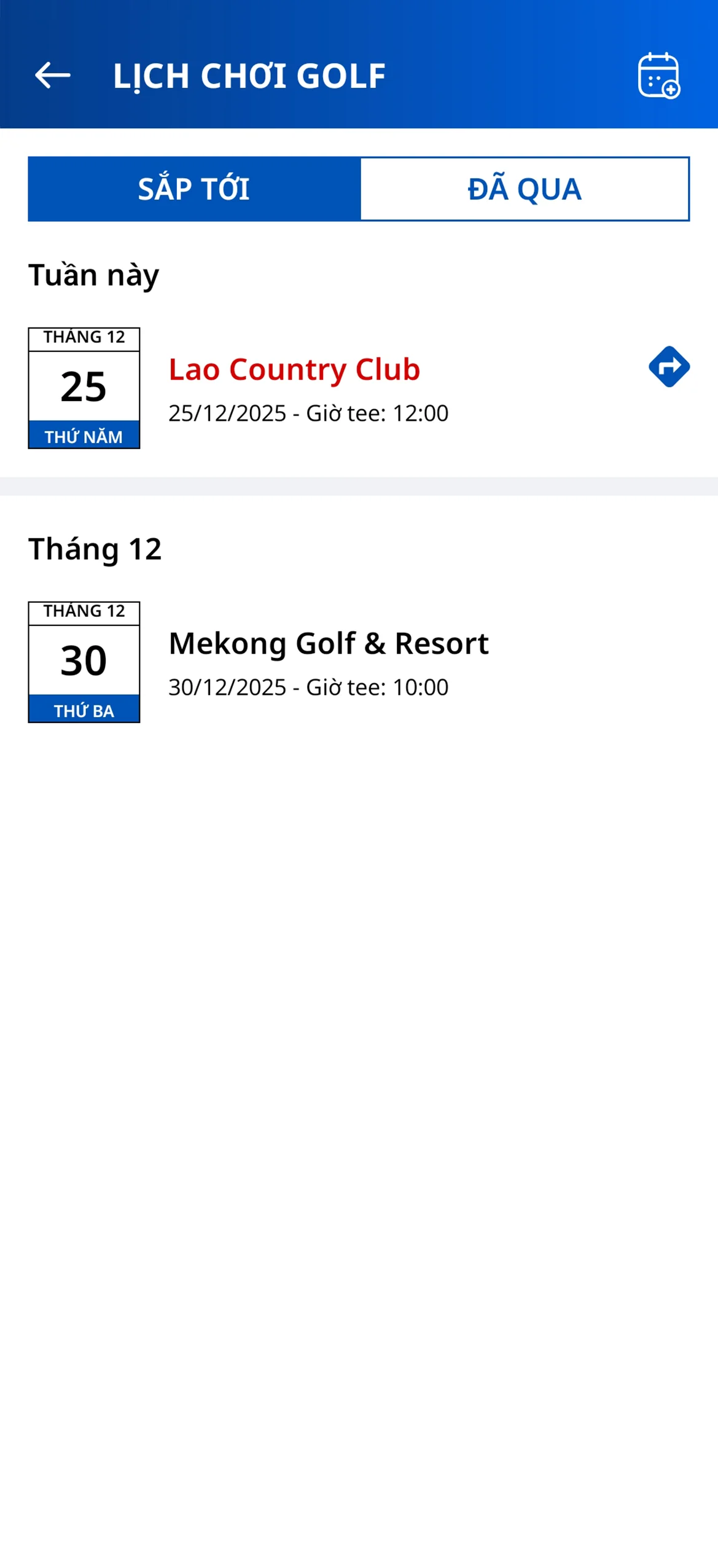 Câu lạc bộ golf. Kết nối đam mê - dễ dàng quản lý
